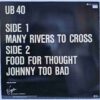 UB40 – Many Rivers To Cross – Disc Vinil MAXI 45 RPM EX