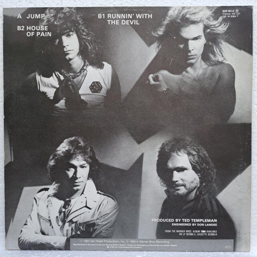 Van Halen – Jump (3) Van Halen – Jump - Disc VINIL MAXI VG VG+ (box2)