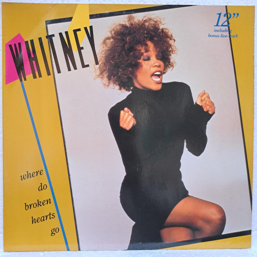 Whitney Houston – Where Do Broken Hearts Go (2) Whitney Houston – Where Do Broken Hearts Go – Disc Vinil MAXI 45 RPM VG+ (lotE)