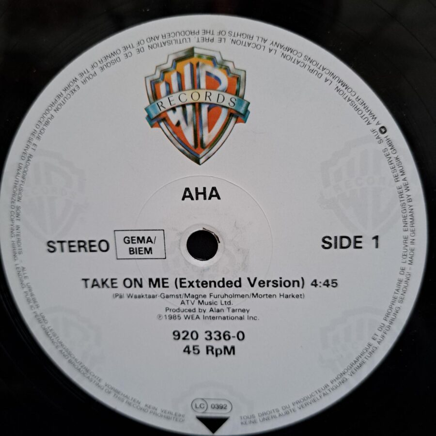 a-ha – Take On Me (Extended Version) Disc VINIL maxi VG VG+ (box6)