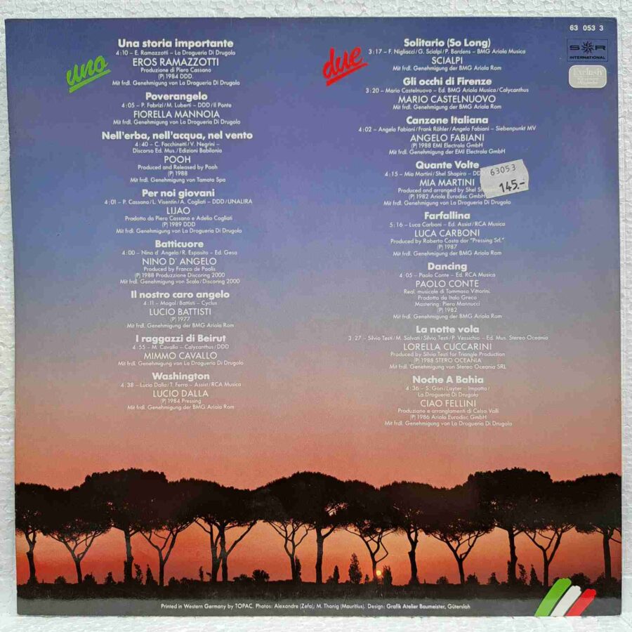 Ciao Italia - Disc Vinil LP sku3 (2) Ciao Italia - Disc Vinil LP VG