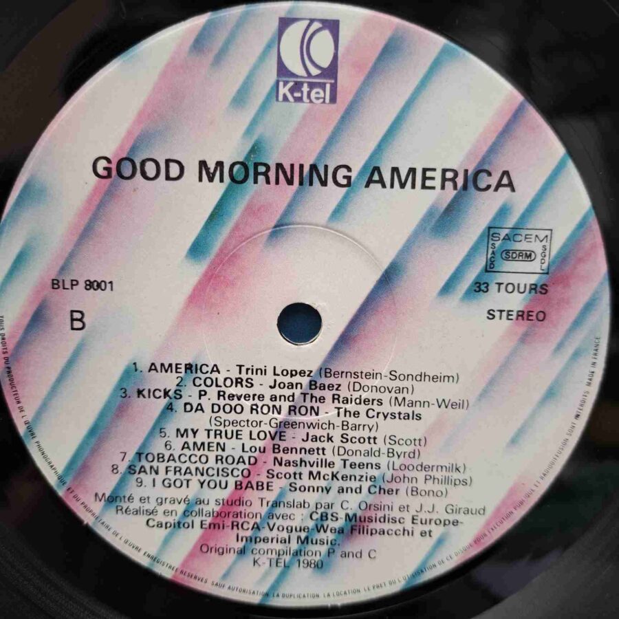 Good Morning America - Joan Baez, Shawn Elliott, Nashville Teens, Pat Boone - Disc Vinil LP VG VG+