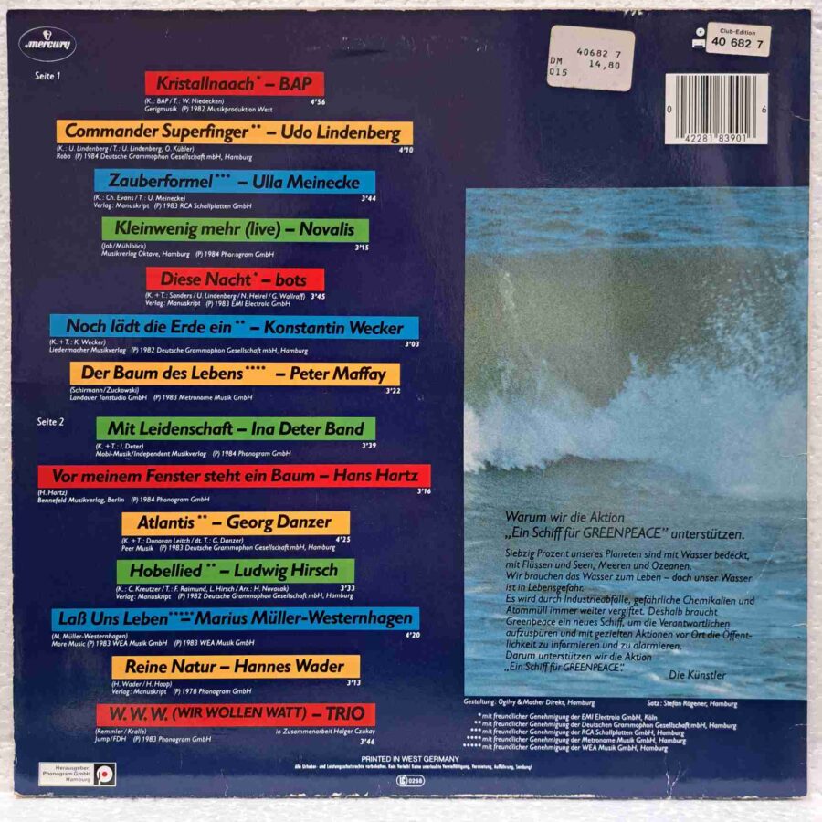Greenpeace SKU1 (3) Greenpeace – Disc Vinil LP VG VG+