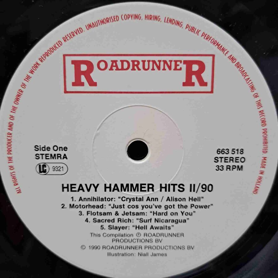 Heavy Hammer Hits II90 - Disc Vinil LP EX SKU8 Heavy Hammer Hits II/90 - Disc Vinil LP EX
