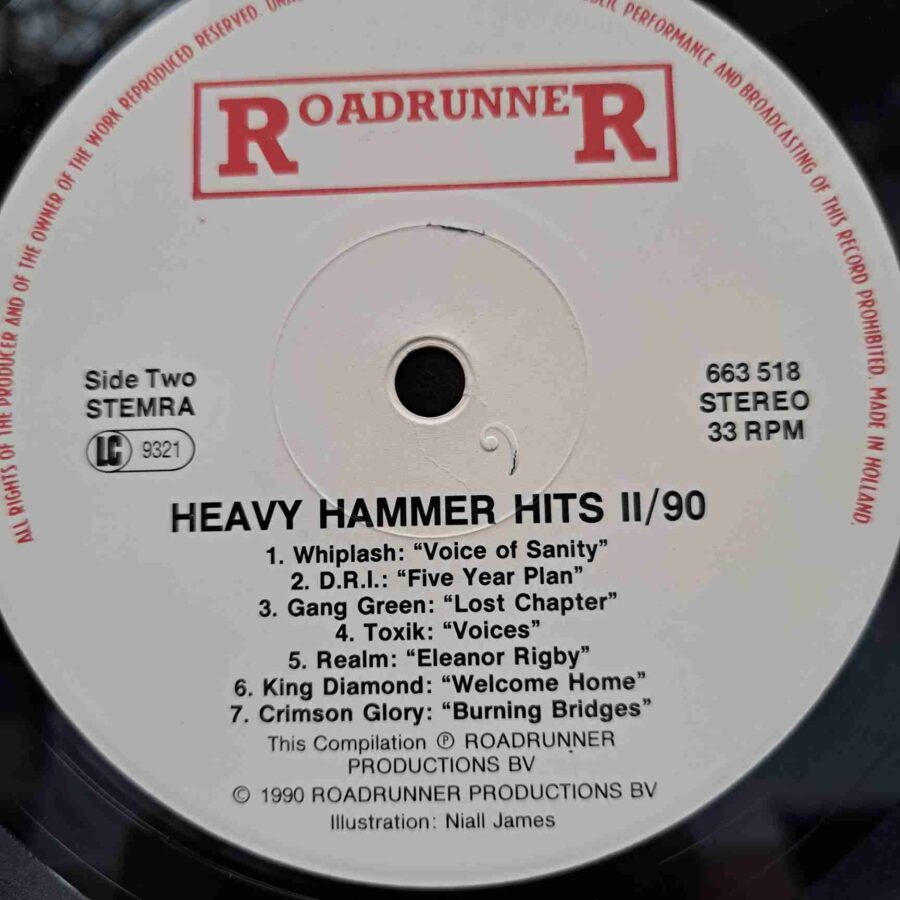 Heavy Hammer Hits II90 Disc Vinil LP EX sku8 Heavy Hammer Hits II/90 Disc Vinil LP EX