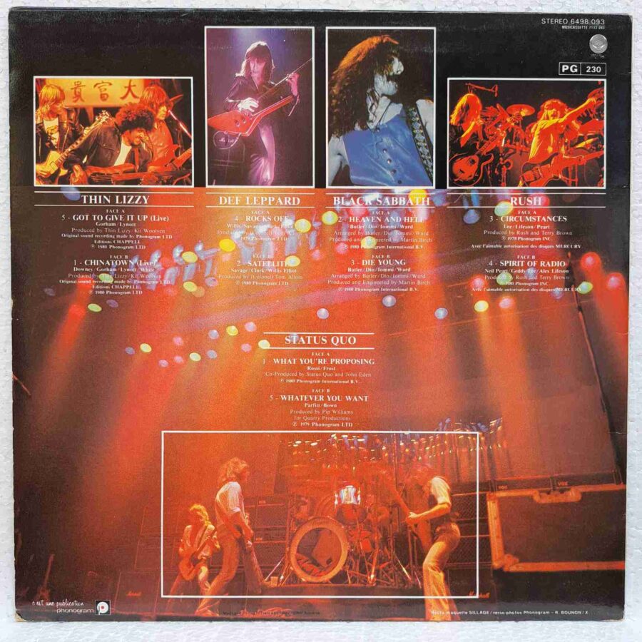 Heavy Rock - Disc Vinil LP EX Rush - Def Leppard – Black Sabbath - Thin Lizzy SKU8 (2) Heavy Rock - Disc Vinil LP EX Rush - Def Leppard – Black Sabbath - Thin Lizzy
