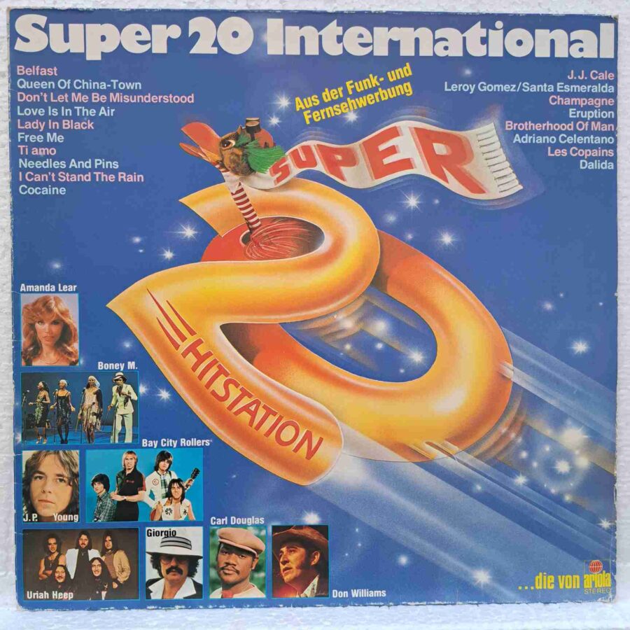 Hitstation Super 20 International - Disc Vinil LP VG+ sku6 (3) Hitstation Super 20 International - Disc Vinil LP VG+