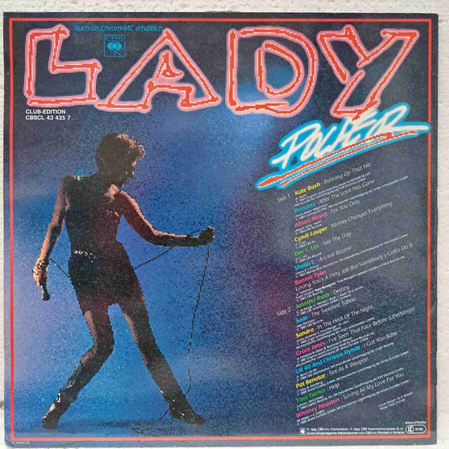 Lady Power sku8 (2) Lady Power - Disc Vinil LP EX B 40 And Chrissie Hynde Kate Bush Cyndi Lauper Sade Sandra ...
