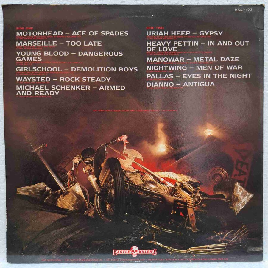 Metal Killers II SKU5 (3) Metal Killers II - Motorhead, Uriah Heep, Manowar, Nightwing, Pallas - Disc Vinil LP VG VG+