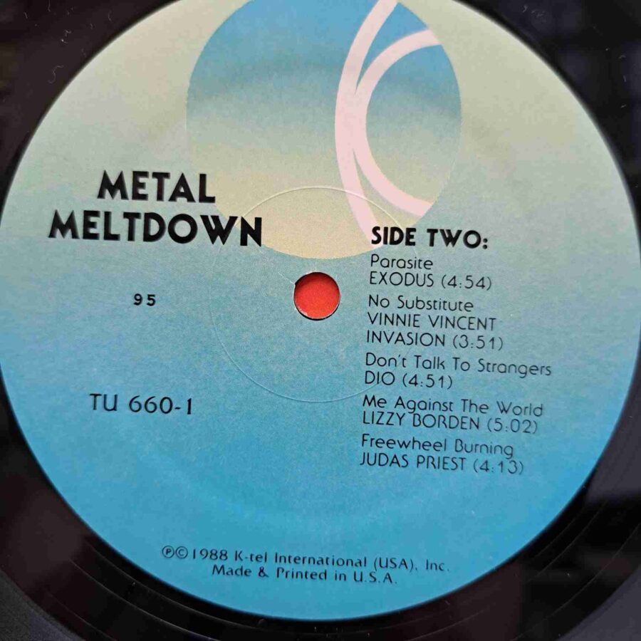 Metal Meltdown - Disc Vinil LP VG EX USA SKU8 Metal Meltdown - Disc Vinil LP VG EX USA