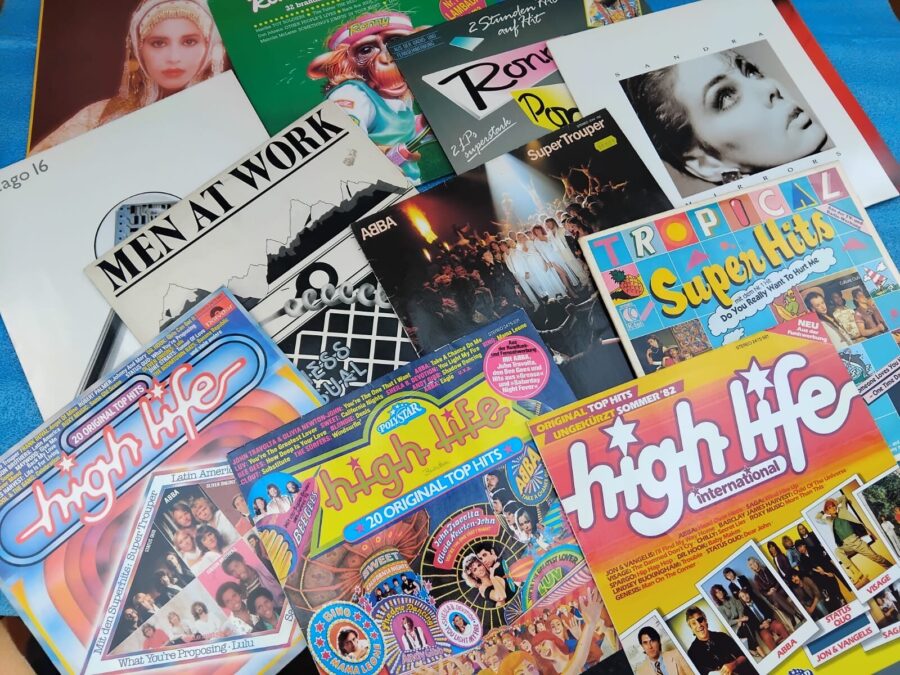 SKU5VGVG+ Ronny's Pop Show 9 – Queen, Hot Chocolate, Sandra, Stephanie, Don Johnson - Disc Vinil 2LP VG VG+
