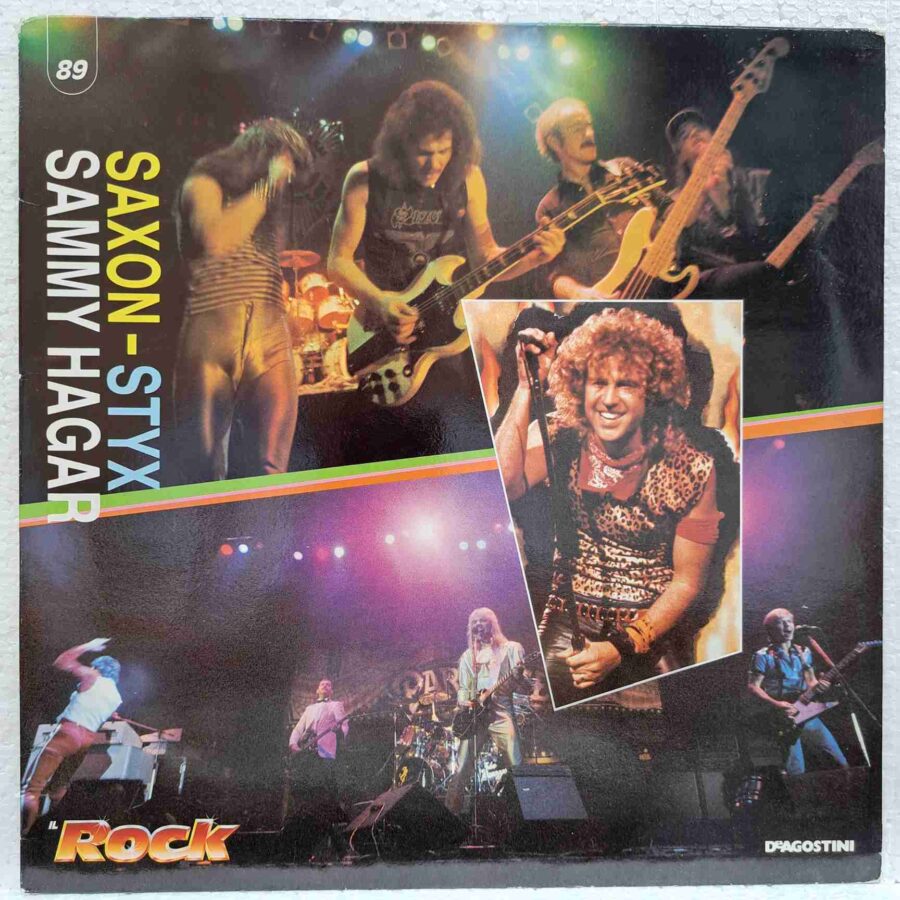 Sammy Hagar Saxon Styx – Untitled - Disc Vinil LP EX SKU8 (3) Sammy Hagar / Saxon / Styx – Untitled - Disc Vinil LP EX