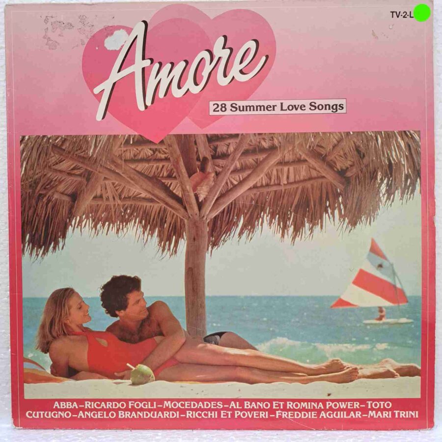 Amore - 28 Summer Love Songs SKU3 (2) Amore - 28 Summer Love Songs - Al Bano & Romina Power, Ricchi & Poveri, Adriano Celentano – Disc Vinil 2LP VG