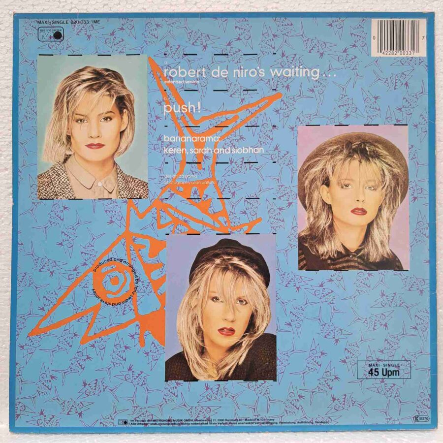 Bananarama – Robert De Niro's Waiting... SKU1 (3) Bananarama – Robert De Niro's Waiting... – Disc Vinil MAXI 45 RPM VG VG+