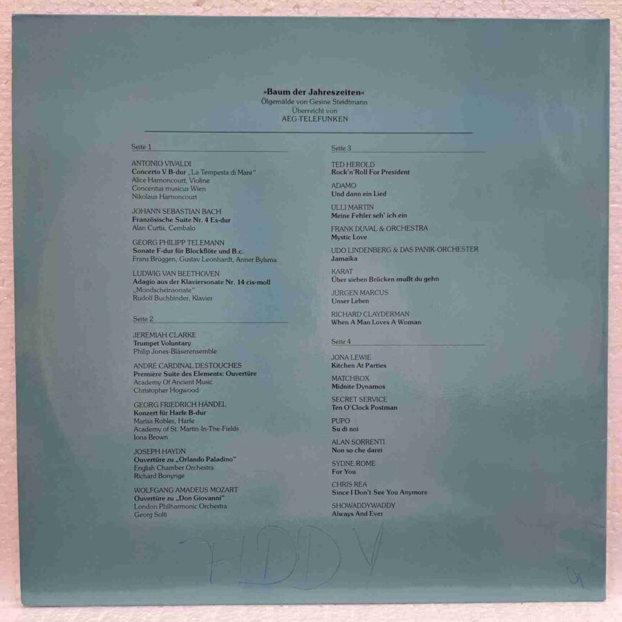 Baum Der Jahreszeiten SKU8 (3) Baum Der Jahreszeiten - Vivaldi, Bach, Beethoven, Clayderman - Disc Vinil 2LP EX