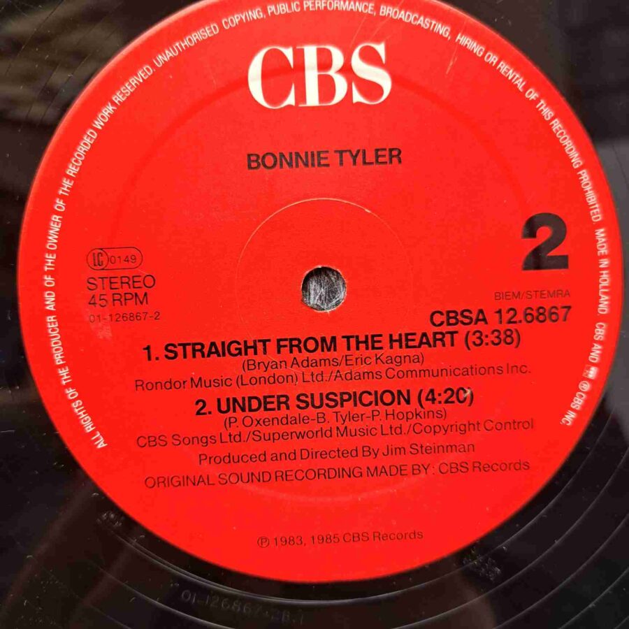 Bonnie Tyler – If You Were A Woman (And I Was A Man) – Disc Vinil MAXI 45 RPM VG VG+