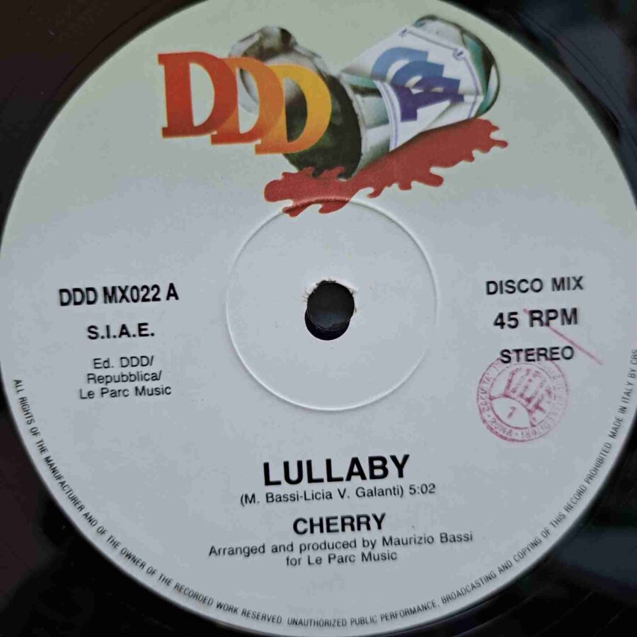 Cherry  – Lullaby - Disc Vinil Maxi Single  EX