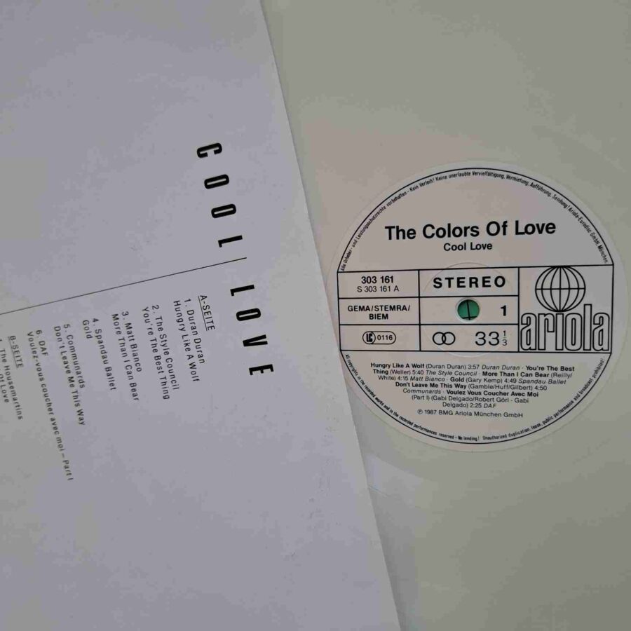 Colours Of Love - Box Set - Scorpions, Elvis Presley, Duran Duran, Tina Turner, James Brown, Joe Cocker - Disc Vinil 5LP VG+  Discuri Colorate
