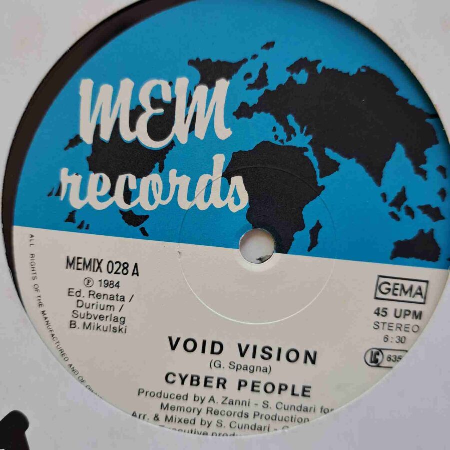 Cyber People – Void Vision SKU11 (1) Cyber People – Void Vision - Disc Vinil MAXI VG+