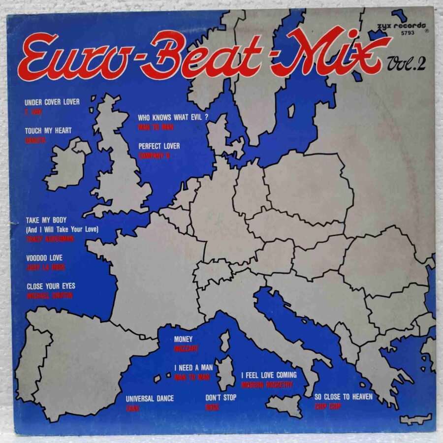 Euro-Beat-Mix Vol. 2 – Man To Man, Judy La Rose, Mozzart, Company B - Disc Vinil LP VG+
