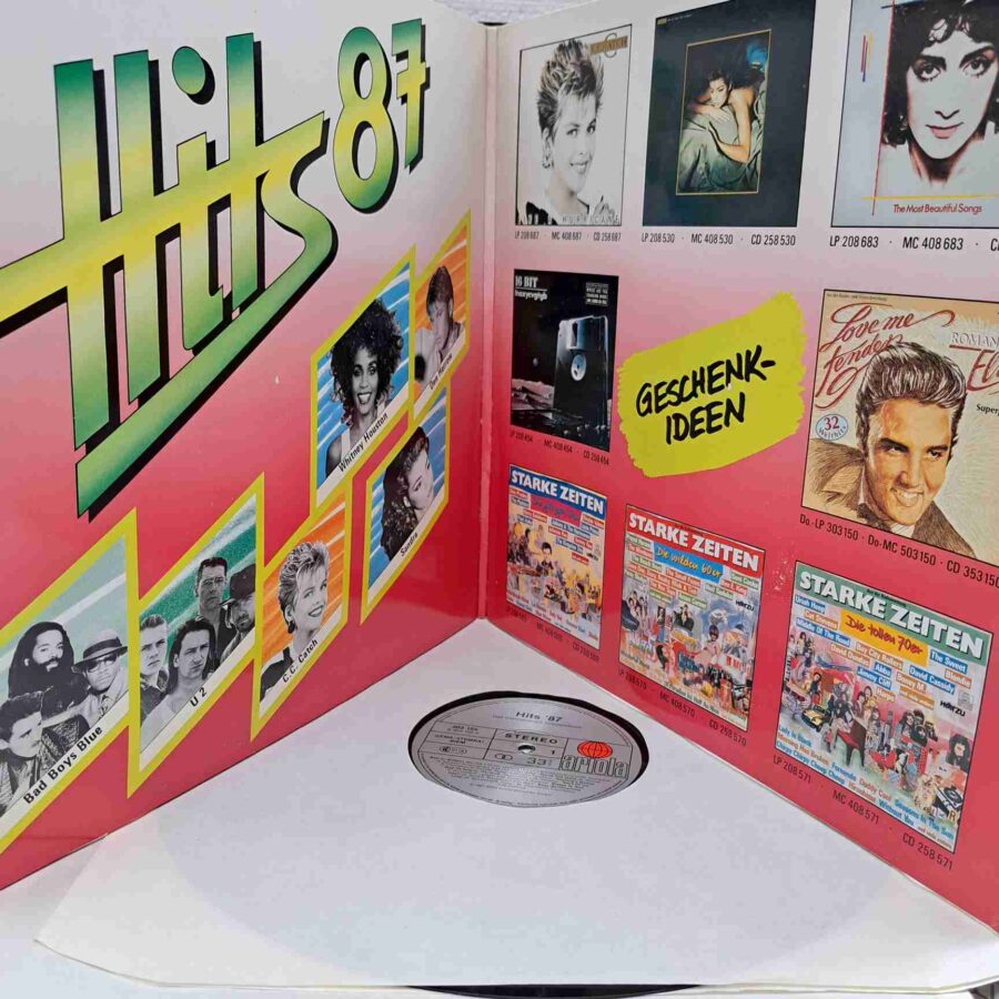 Hits '87 • Das Internationale Doppelalbum – Disc Vinil LP VG VG+ sku5 Hits '87 • Das Internationale Doppelalbum – Disc Vinil LP VG VG+