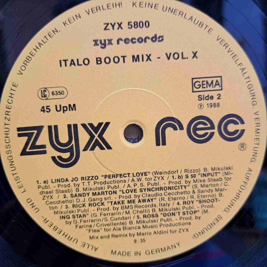 Italo Boot Mix Vol. 10  - Disc Vinil LP EX