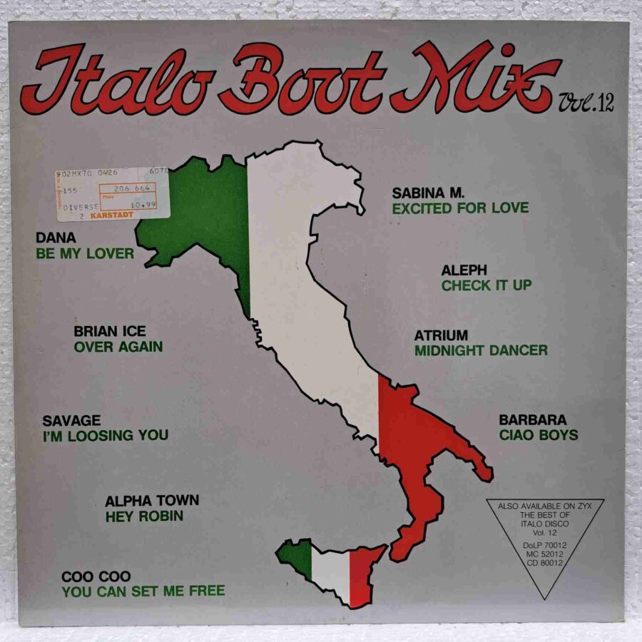 Italo Boot Mix Vol. 12 - Disc Vinil LP SKU8 (3) Italo Boot Mix Vol. 12 - Disc Vinil LP EX (copie)