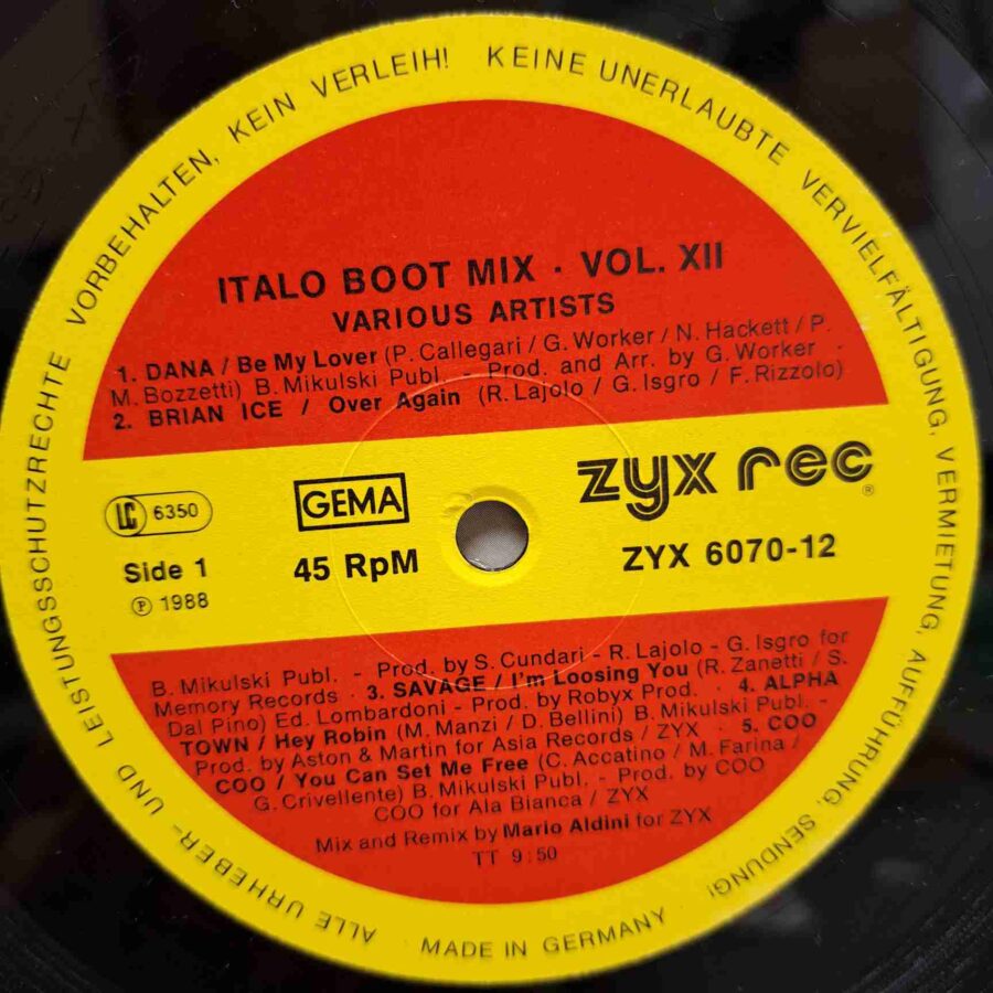 Italo Boot Mix Vol. 12 - Disc Vinil LP SKU8 Italo Boot Mix Vol. 12 - Disc Vinil LP EX (copie)