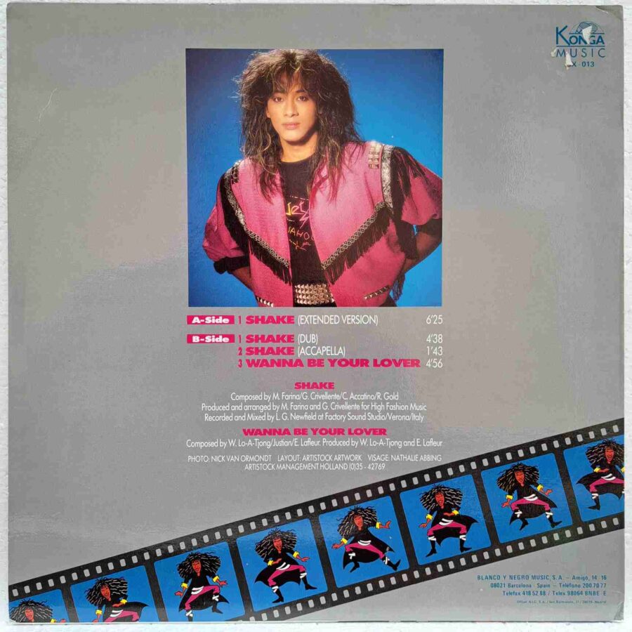 Justian – Shake - Disc Vinil maxi single EX