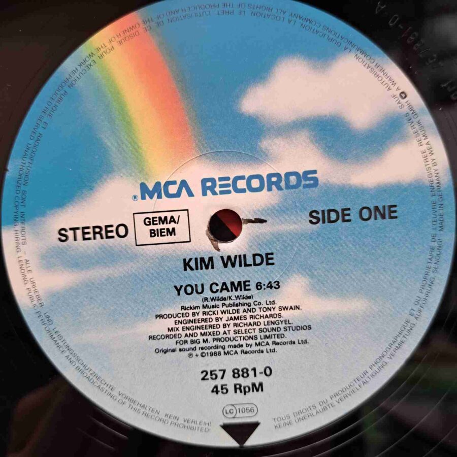 Kim Wilde – You Came SKU2 (1) Kim Wilde – You Came – Disc Vinil MAXI 45 RPM VG+