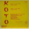 Koto – Jabdah - Disc Vinil Maxi Single sku8 (2) Koto – Jabdah - Disc Vinil Maxi Single EX