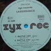 Laser Dance – Fear (Remix) / Battle Cry  - Disc Vinil Maxi Single  EX