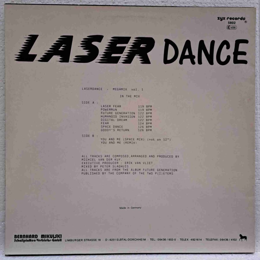 Laserdance – Megamix Vol. 1 - Disc Vinil LP EX
