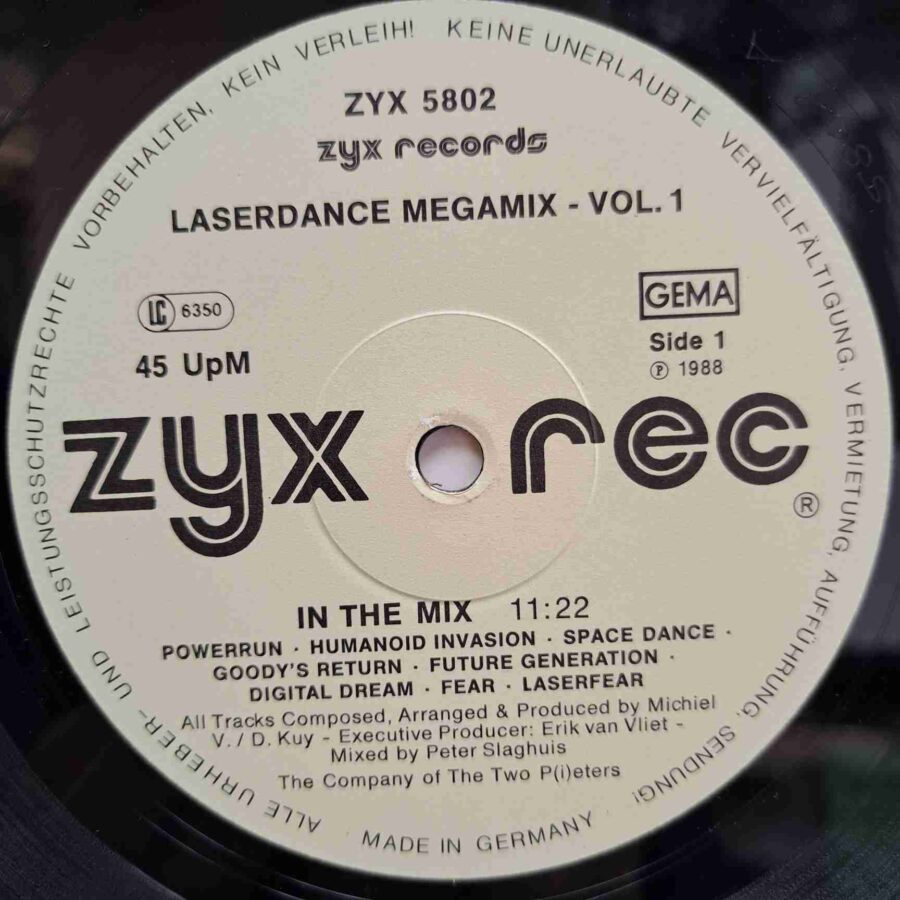 Laserdance – Megamix Vol. 1 - Disc Vinil LP EX