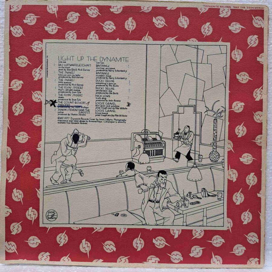 Light Up The Dynamite SKU3 (3) Light Up The Dynamite – Bintangs, The Snakes, Loose Gravel, Ducks Deluxe - Disc Vinil LP VG