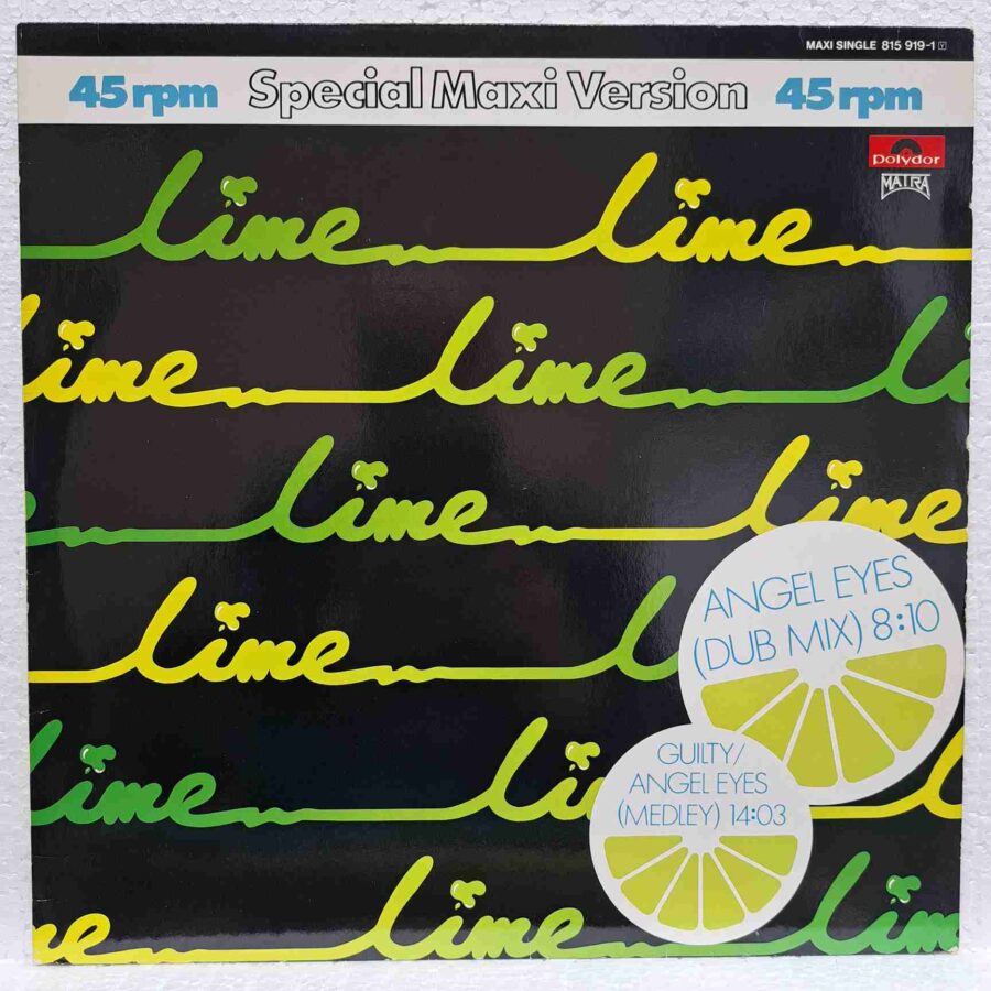 Lime – Angel Eyes (Dub Mix) - Disc Vinil Maxi Single EX