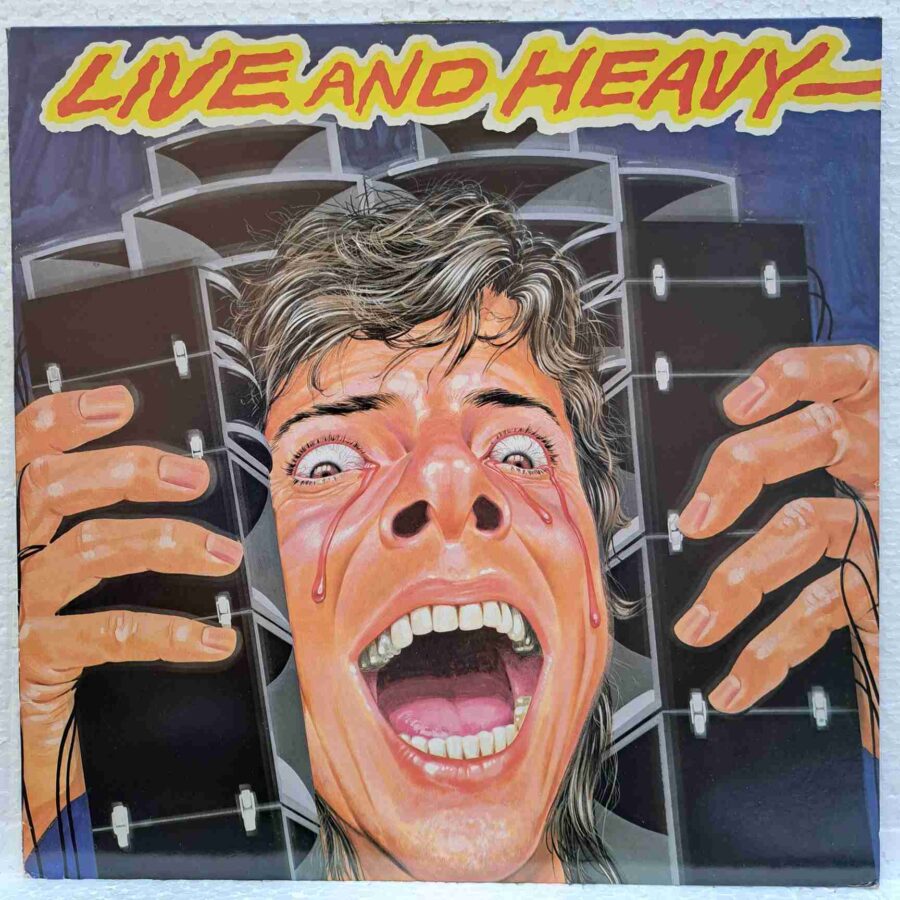 Live And Heavy SKU11 (2) Live And Heavy - Deep Purple, Black Sabbath, Whitesnake, Motorhead - Disc Vinil LP VG+