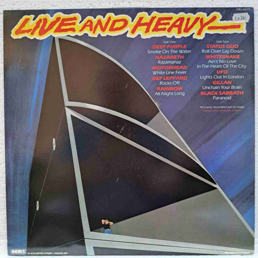 Live And Heavy SKU11 (3) Live And Heavy - Deep Purple, Black Sabbath, Whitesnake, Motorhead - Disc Vinil LP VG+
