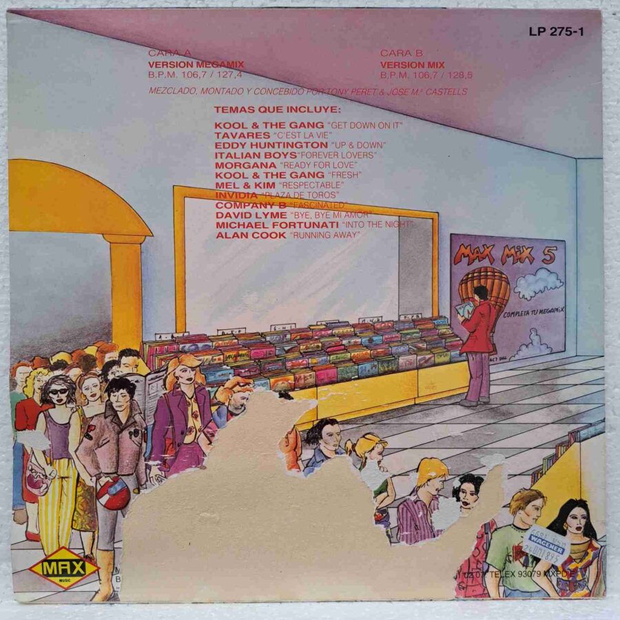 Max Mix 5 (2ª Parte) SKU2 (3) Max Mix 5 (2ª Parte) – Disc Vinil LP VG+
