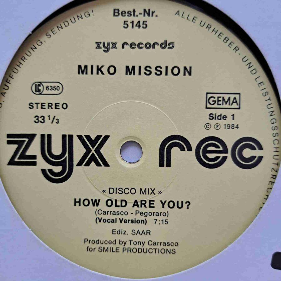 Miko Mission – How Old Are You?  - Disc Vinil Maxi Single  EX