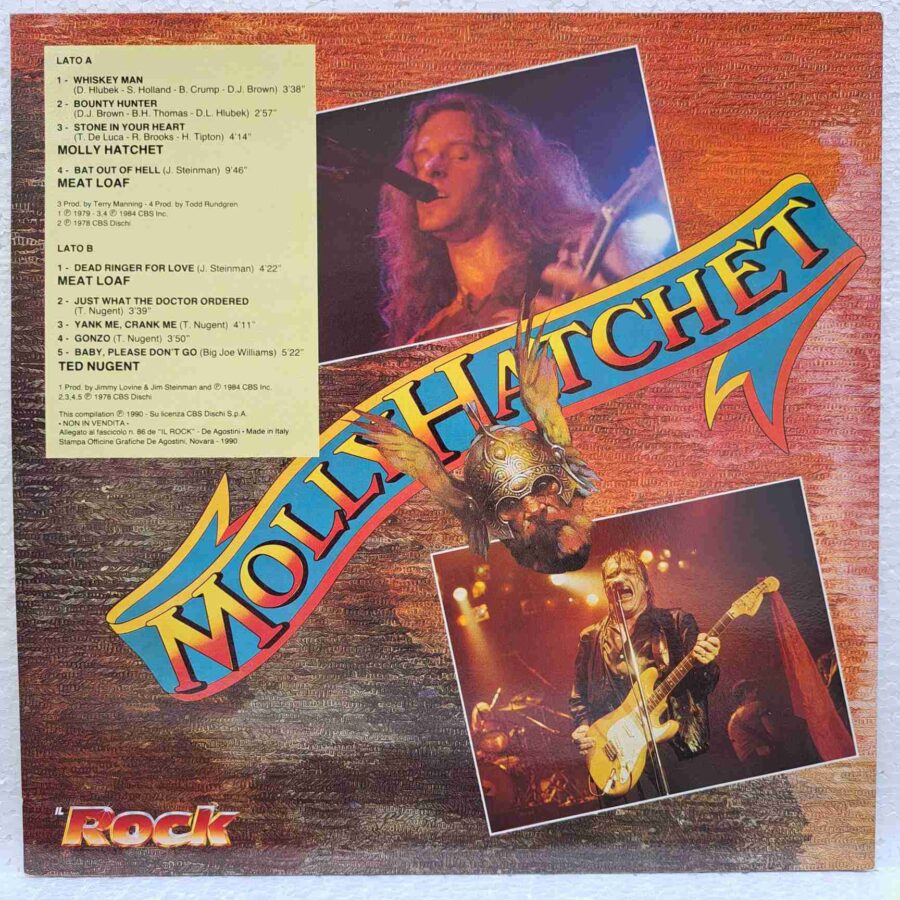 Molly Hatchet / Meat Loaf / Ted Nugent – Disc Vinil LP VG+