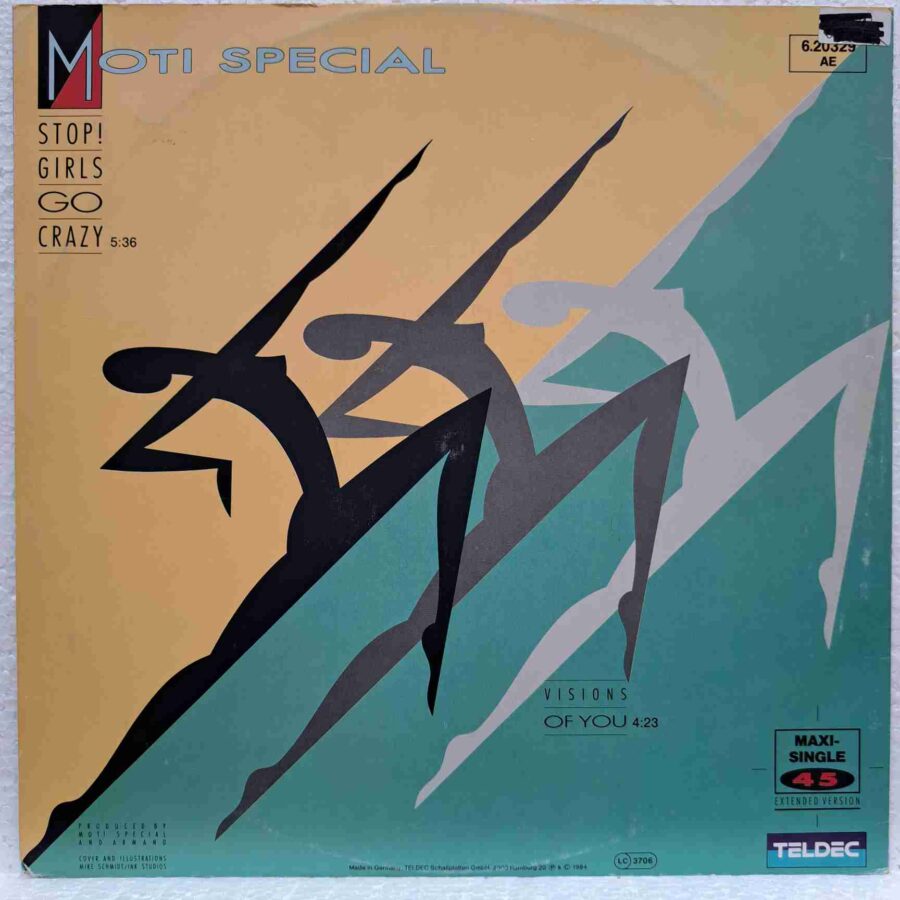 Moti Special – Stop! Girls Go Crazy (Extended Version)  - Disc Vinil Maxi Single  EX