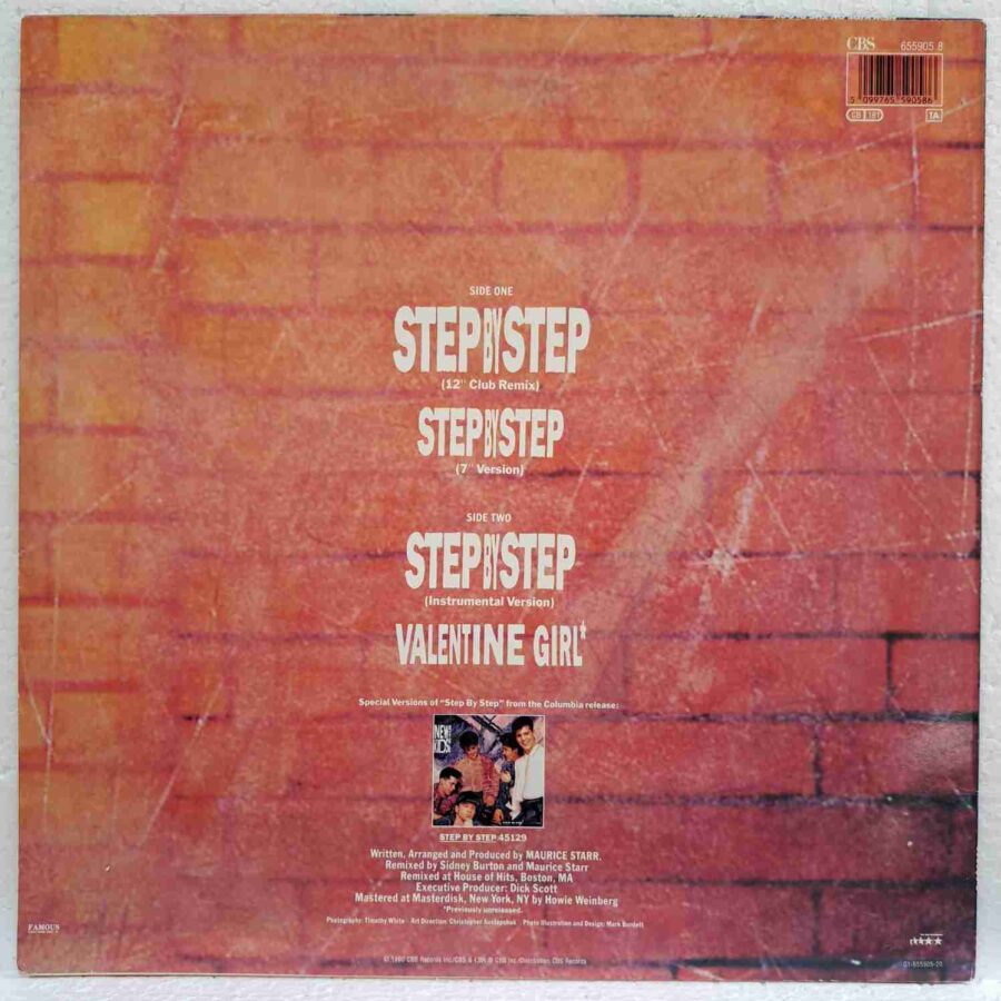 New Kids On The Block – Step By Step SKU11 (3) New Kids On The Block – Step By Step – Disc Maxi Single 45 RPM VG+