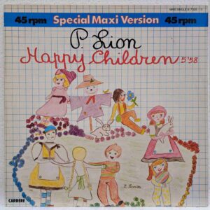 P. Lion – Happy Children - Disc Vinil maxi single SKU8 (3) P. Lion – Happy Children - Disc Vinil maxi single EX