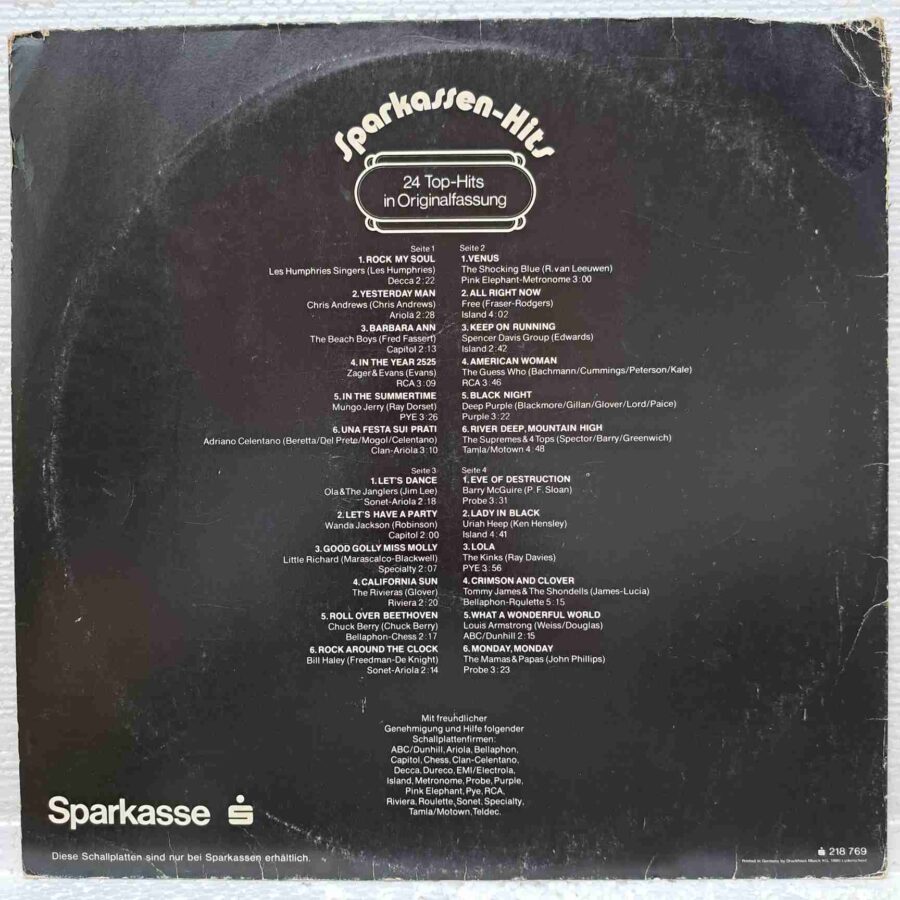 Rock-Oldies – Disc Vinil LP sku5 (3) Rock-Oldies – Disc Vinil 2LP VG VG+
