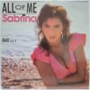 Sabrina – All Of Me - Disc Vinil Maxi Single sku8 (3) Sabrina – All Of Me - Disc Vinil Maxi Single EX