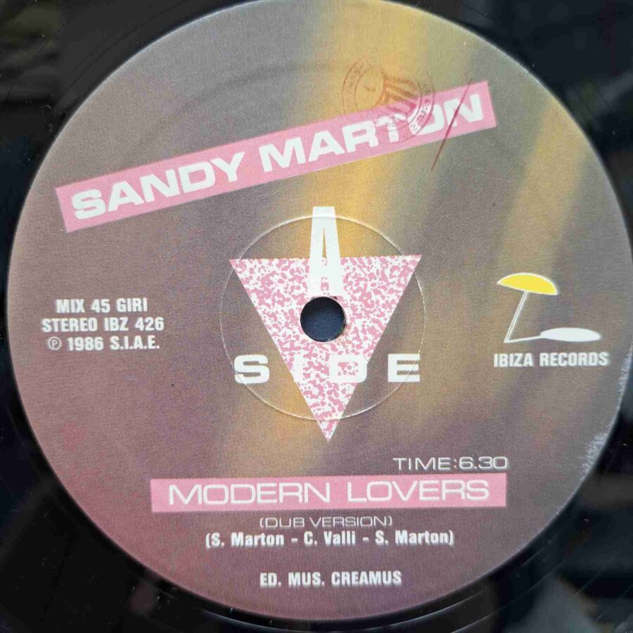 Sandy Marton – Modern Lovers (Mix Version)  - Disc Vinil Maxi Single EX