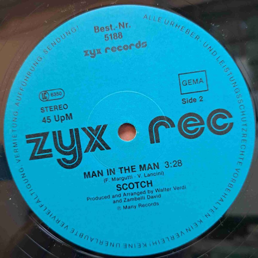 Scotch ‎– Delirio Mind (New Version) - Disc Vinil MAXI 45 RPM VG+