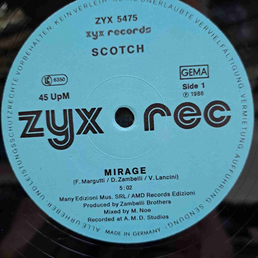 Scotch – Mirage - Disc Vinil Maxi Single  EX
