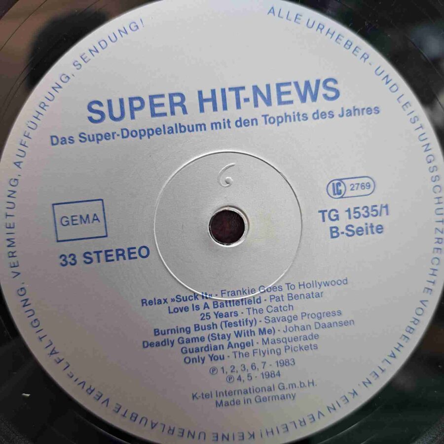 Super Hit-News – Alphaville, Mike Oldfield, Lionel Richie, UB40, The Catch, Slade, OMD -  Disc Vinil 2LP VG+